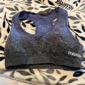 Gymshark gray & blue women’s sports bra size M